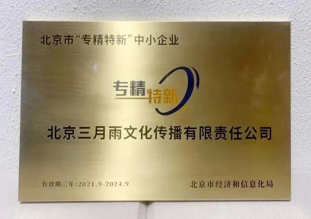 北京市专精特新中小企业