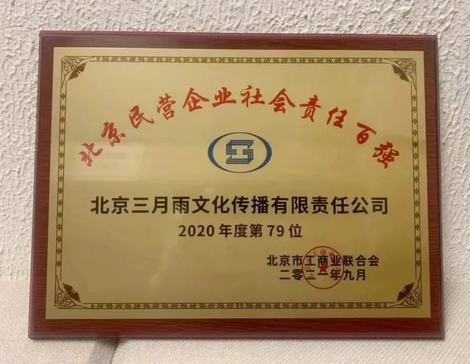 北京民营企业社会责任百强